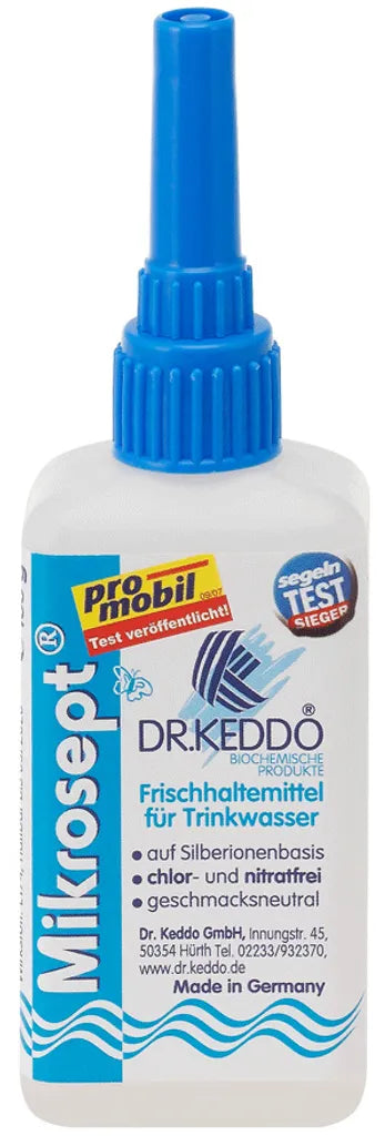  Dr.KEDDO - Mikrosept SV Trinkwasserkonservierung- 100ml - Mit Spritzverschluss - 10ml/100 Liter