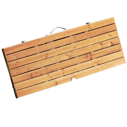  Deuba Alu Campingtisch Mit 4 Stühlen Klappbar Koffertisch Sonnenschirmhalter Tragegriff Sitzgruppe Campingmöbel Set Holz