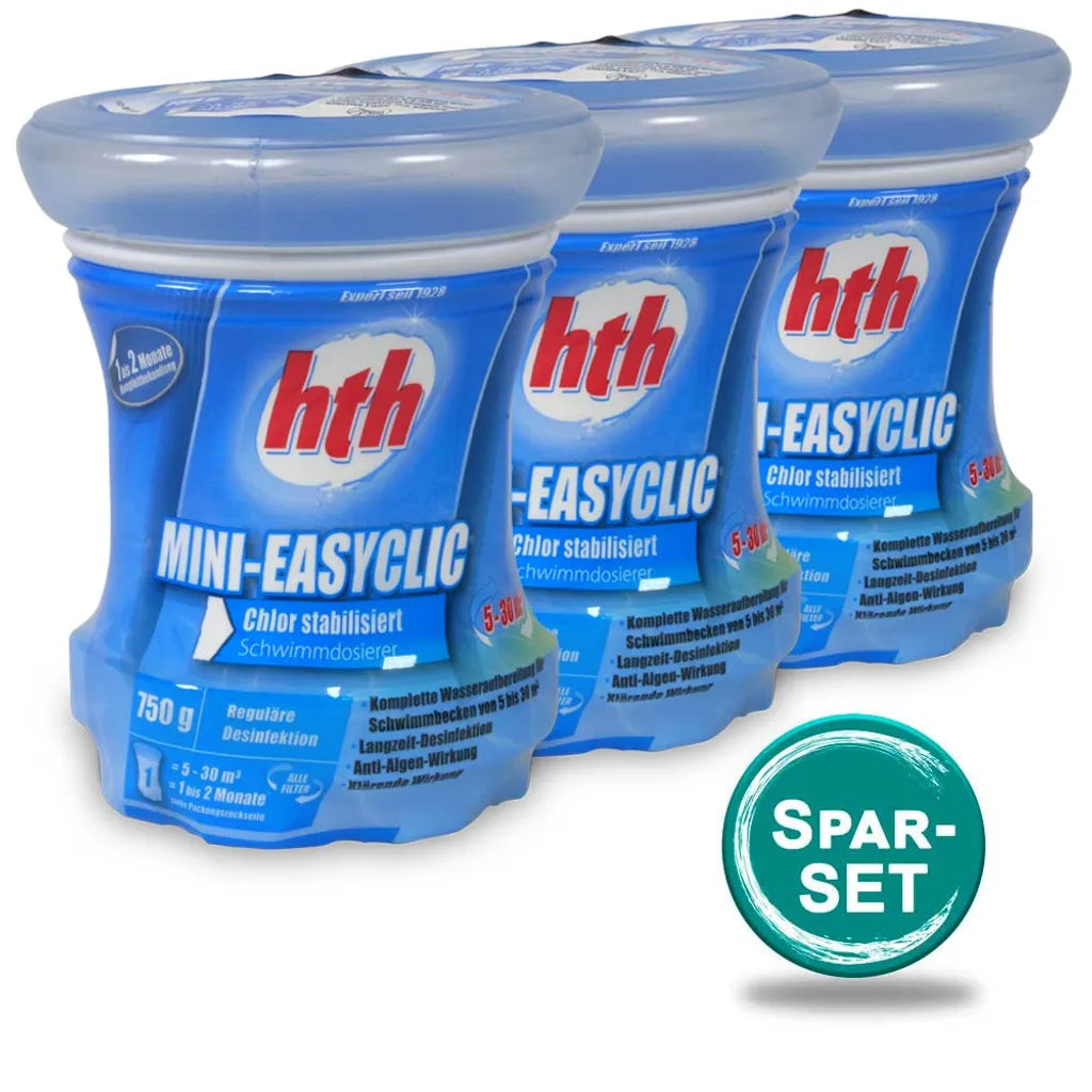 Spar-SET> Hth MINI-EASYCLIC Komplettpflege (3 Stk.)