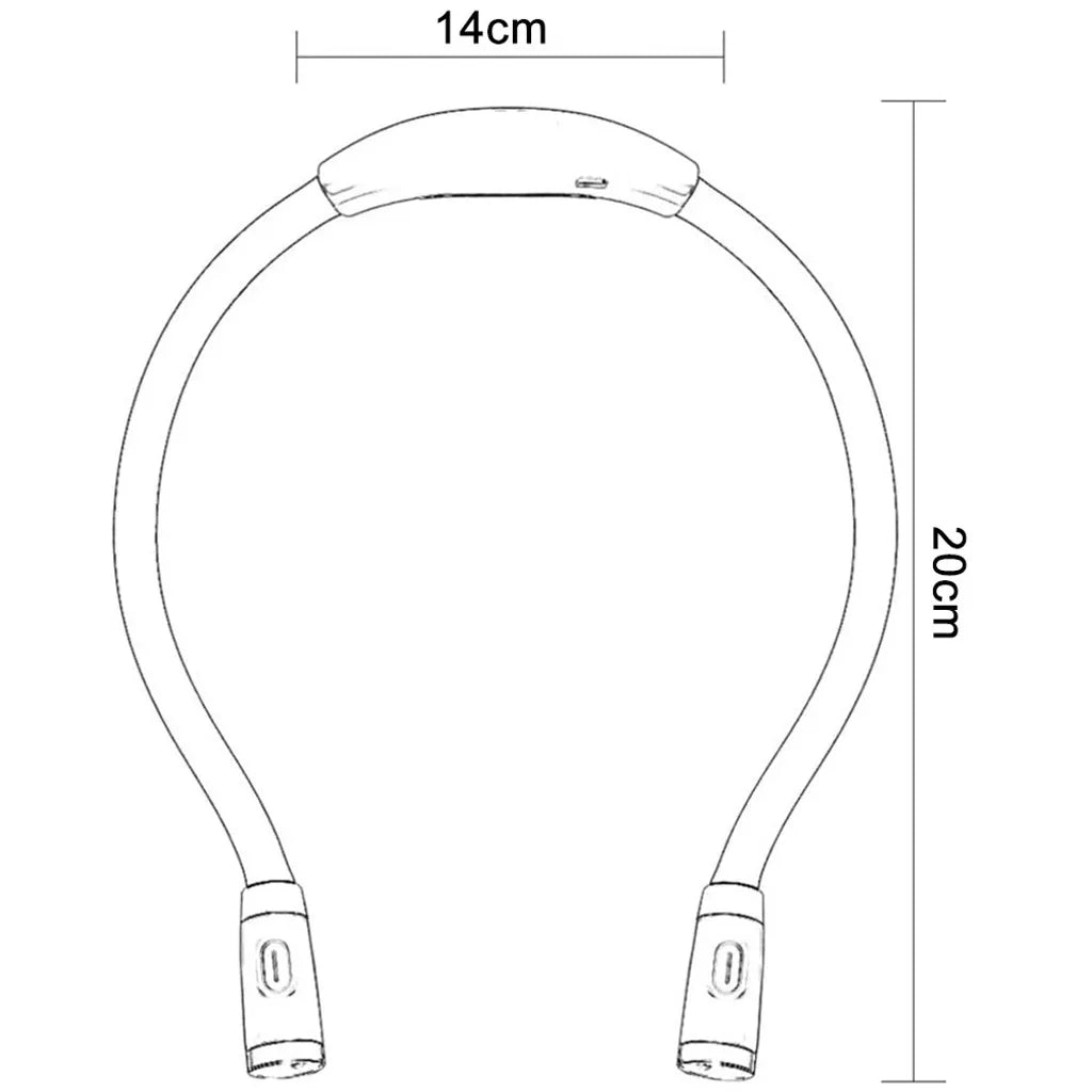  Halslampe Umhängelampe Leselampe Flexible Taschenlampe Für Lesen, Basteln, Stricken, Häkeln, Joggen