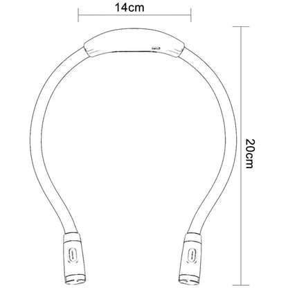  Halslampe Umhängelampe Leselampe Flexible Taschenlampe Für Lesen, Basteln, Stricken, Häkeln, Joggen