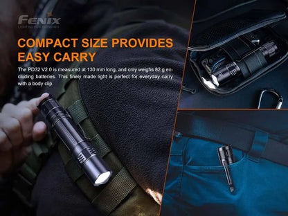  Fenix PD32 V2.0 LED Taschenlampe 1200 Lumen
