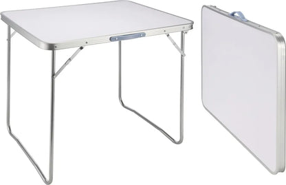  HI Klappbarer Campingtisch Weiß 80x60x69 Cm