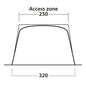  Outwell Vordach Touring Canopy Schwarz & Grau