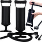  Handpumpe Doppelhub Manuelle Matratzenpumpe 2 Düsenaufsätze Hand Pumpe 2X 1,2 Liter Pumpleistung Doppelhubpumpe Handluftpumpe Retoo