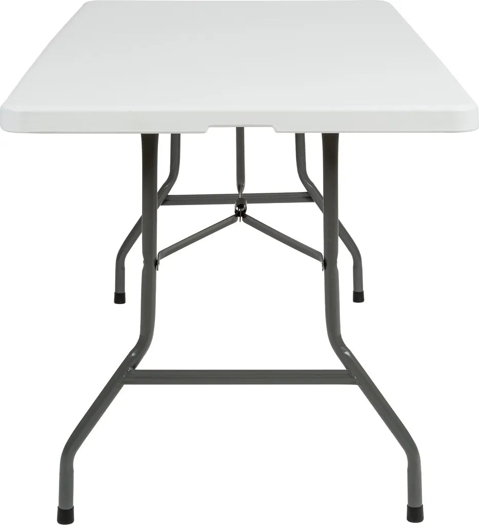  Tectake Camping Klapptisch 183x76x74cm - Weiß
