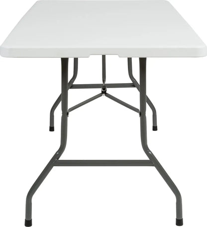  Tectake Camping Klapptisch 183x76x74cm - Weiß