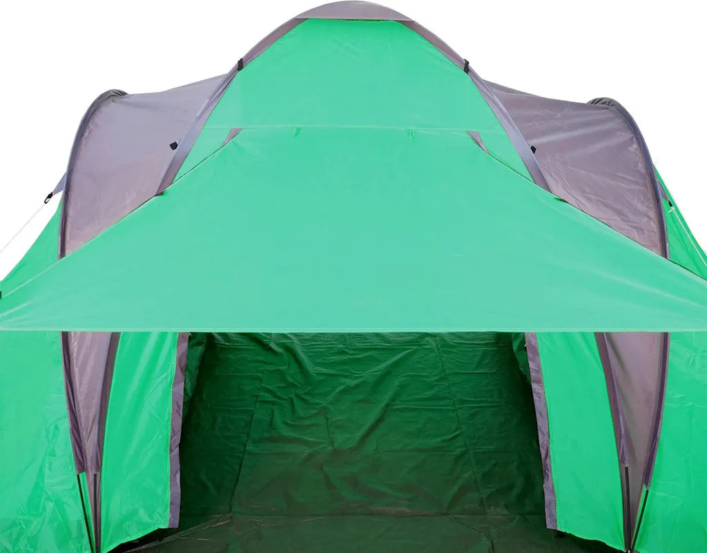  Campingzelt Loksa, 4-Mann Zelt Kuppelzelt Igluzelt Festival-Zelt, 4 Personen Grün