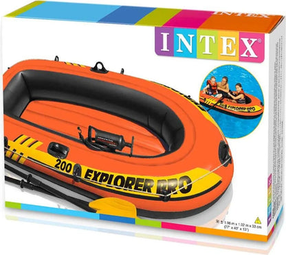  INTEX Explorer Pro 200 Set Aufblasbares Boot Mit Ruder Und Pumpe 58357NP