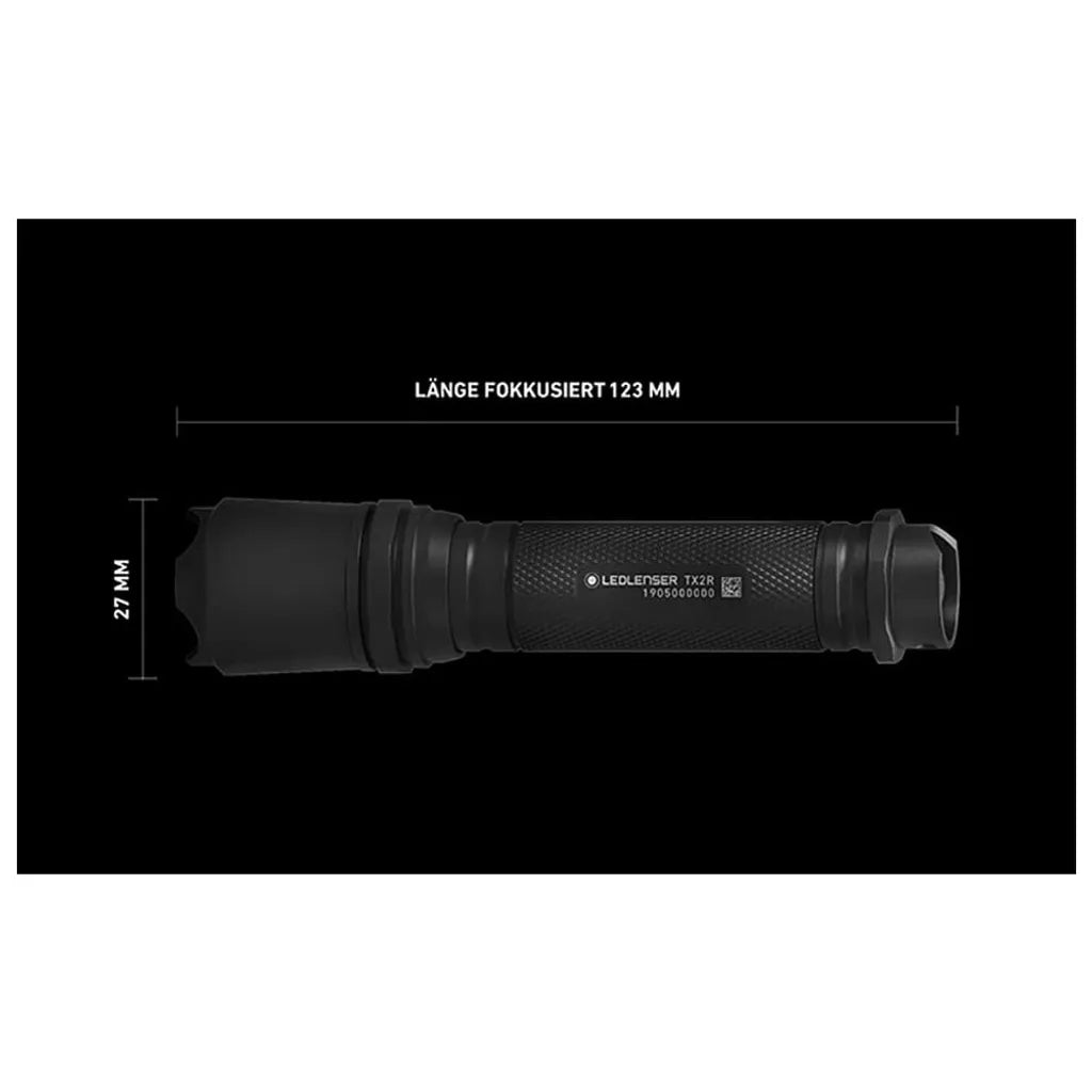  Chip-Fire TX2000R LED Taschenlampe Aus Dem Hause LEDlenser, Ultra-kompakt, 400 Lumen, 14500 Akku, 185 Meter Leuchtweite, Inkl. Gürteltasche, Handschlaufe