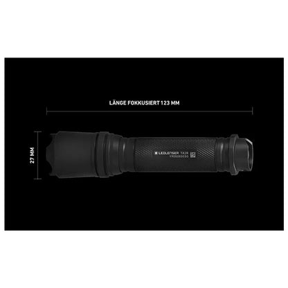  Chip-Fire TX2000R LED Taschenlampe Aus Dem Hause LEDlenser, Ultra-kompakt, 400 Lumen, 14500 Akku, 185 Meter Leuchtweite, Inkl. Gürteltasche, Handschlaufe