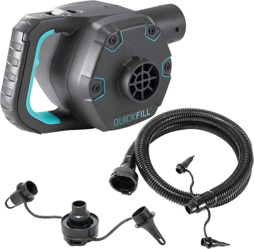  Intex Sport Elektrische Pumpe Mit 3 Verbindungs-Düsen Und Überhitzungs-Schutz, Pumpleistung 1100 L/h Poolzubehör Planschbecken Outdoor2020