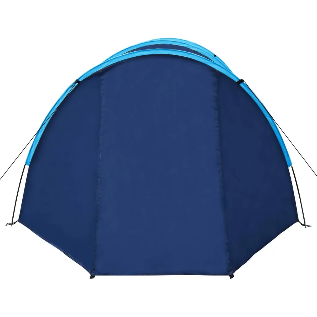  VidaXL Campingzelt 4 Personen Marineblau / Hellblau