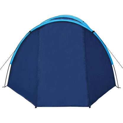  VidaXL Campingzelt 4 Personen Marineblau / Hellblau