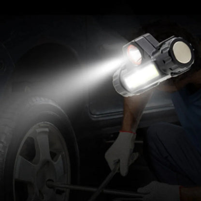  Superheller LED-Scheinwerfer Wiederaufladbar Scheinwerfer Taschenlampe Camping
