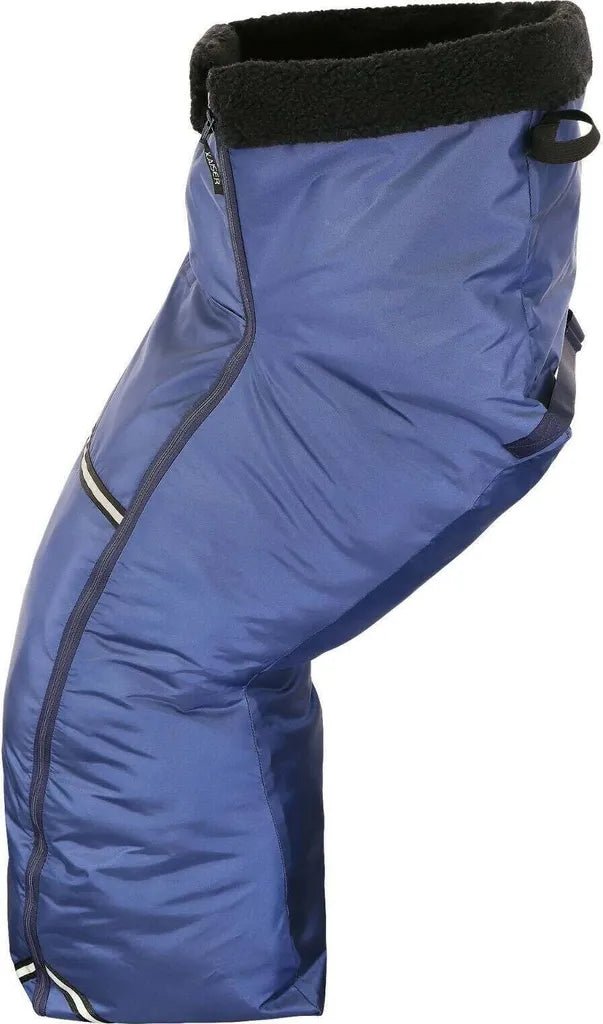  Kaiser Luxus Rollstuhl Schlupfsack WOLLPELZ Blau Mit Schafwolle Abgefüttert