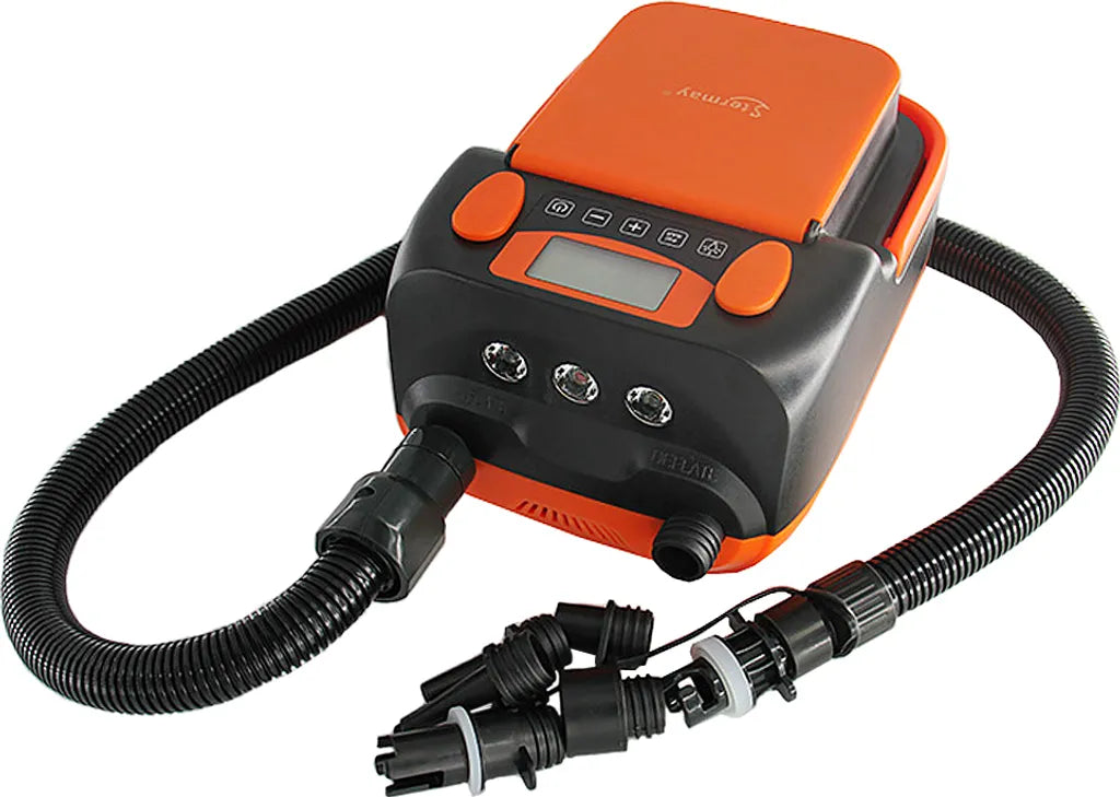  Wiederaufladbare Sup-Luftpumpe, 16 PSI 12 V Mit Akku, Stand-Up-Paddelbrett, Elektrische Pumpe, Inflator/Deflator, Tragbarer Luftkompressor Für Paddelboards, Boot, Kajak