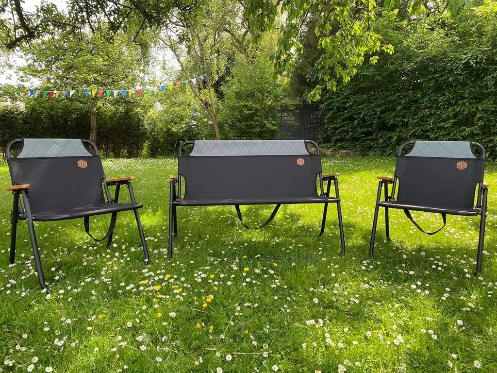  Klappstuhl 2 Stück Im Set - Campingstuhl Gartenstuhl JAMES Tragbar Klappbar