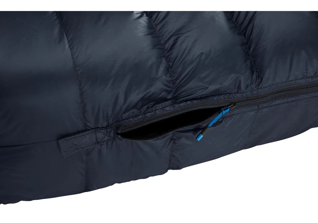  Nordisk Passion One Ultraleichter Daunenschlafsack RV Links, Farbe:navy/black, Größe:L