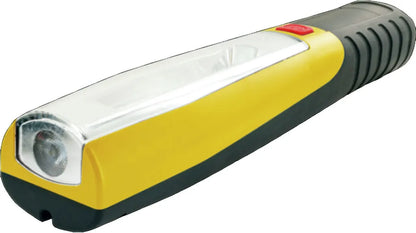  SCHWAIGER -FL1100 531- Notfall Lampe 2in1 Mit Hauptlicht Und Kopflicht, Magnethalter Und Ausklappbaren Haken Inkl. Ladestation Und Netzteil