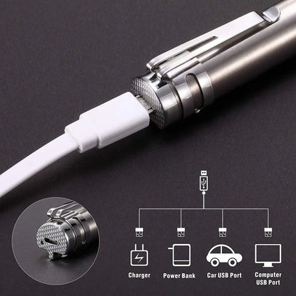  Laserpointer Für Katzen USB Wiederaufladbar, Cat Dog Interactive Lazer Toy, Heimtier-Übungs-Chaser-Tool, 3-Modus,Taschenlampen