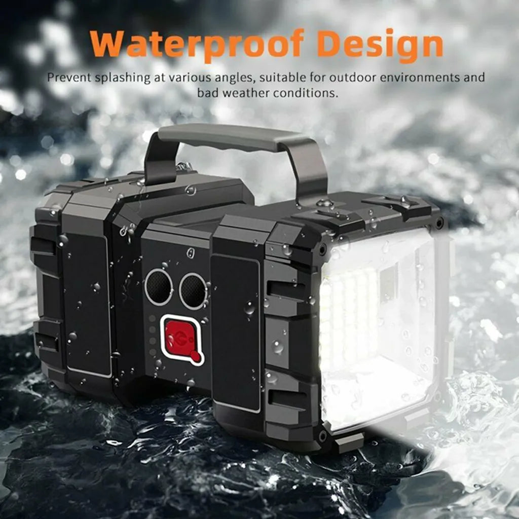  10W Tragbare Superhelle LED-Suchscheinwerfer Handscheinwerfer Taschenlampe Wiederaufladbar 17,5 * 10 * 10 Cm