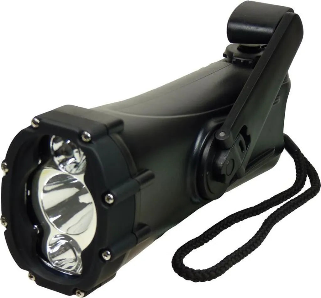  PowerPlus Shark - Dynamo LED Taschenlampe And Notfall Charger - Wasserdicht