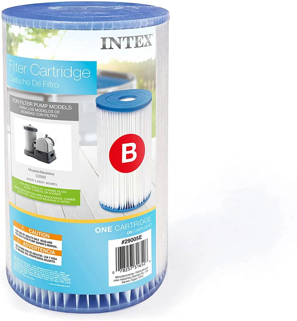  INTEX 29005 - Filterkartusche - Typ B, Für Pumpen #28634
