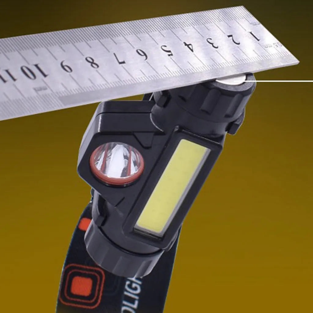  Superheller LED-Scheinwerfer Wiederaufladbar Scheinwerfer Taschenlampe Camping