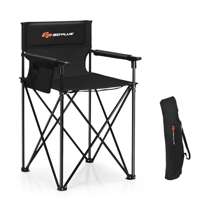  COSTWAY Klappstuhl Campingstuhl Belastbar Bis 120kg, Regiestuhl Faltbar Mit Tragetasche, Faltstuhl Für Strand, Camping, Garten, Outdoor, Terrasse