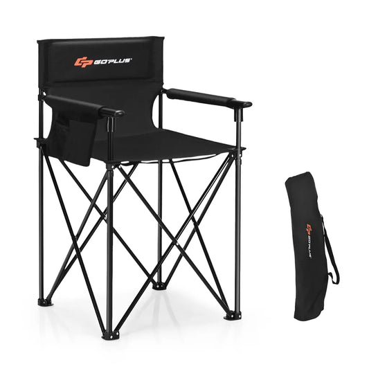  COSTWAY Klappstuhl Campingstuhl Belastbar Bis 120kg, Regiestuhl Faltbar Mit Tragetasche, Faltstuhl Für Strand, Camping, Garten, Outdoor, Terrasse