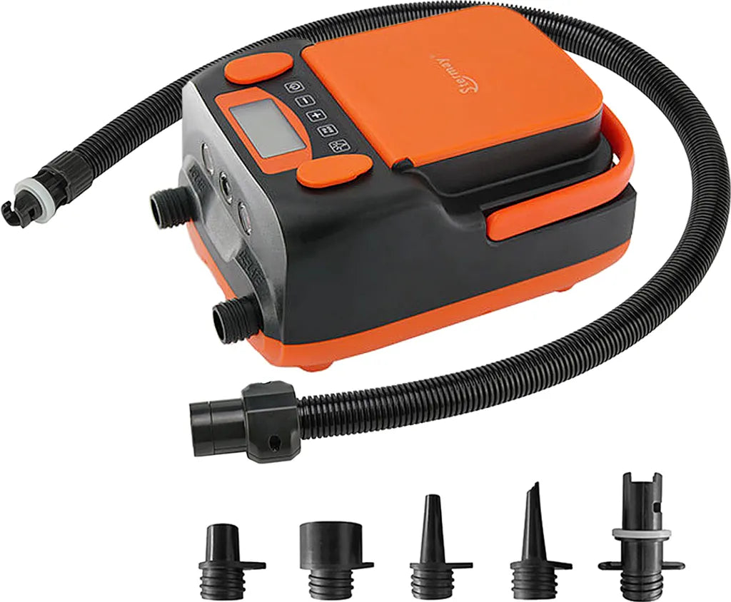  Wiederaufladbare Sup-Luftpumpe, 16 PSI 12 V Mit Akku, Stand-Up-Paddelbrett, Elektrische Pumpe, Inflator/Deflator, Tragbarer Luftkompressor Für Paddelboards, Boot, Kajak