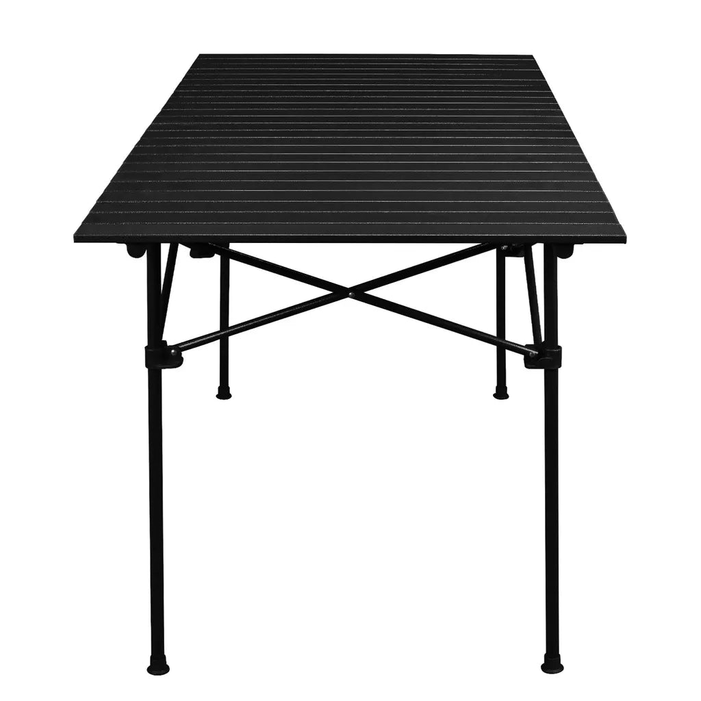  Klappbarer Campingtisch Esstisch Spieltisch Schwarz 1,40 Mtransportabel