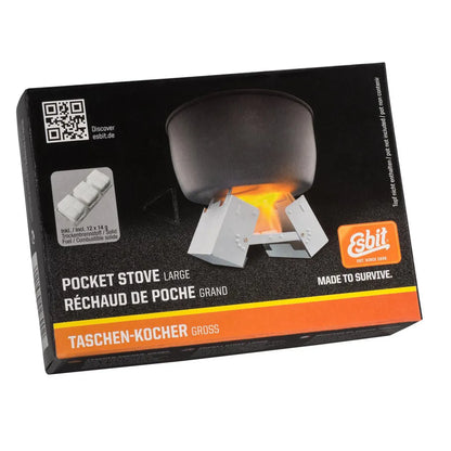  ESBIT Taschenkocher „Groß“ - Inkl. 12x14g Trockenbrennstoff