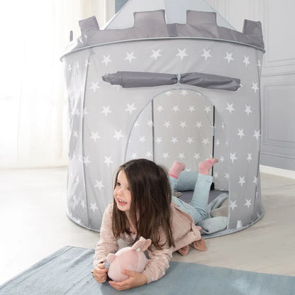  Roba Spielzelt, Kinderzelt 'Ritterburg', Spielhaus Aus Stoff, Inkl. Tasche