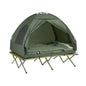  SoBuy OGS32-L-GR Feldbett 4in1-Zelt Mit Campingliege Schlafsack Luftmatratze Und Zubehör Campingzelt 2 Personen