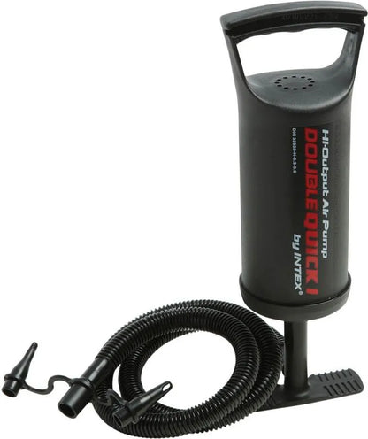  Intex Doppelhub Luftpumpe Double Quick I 29cm 3 Adapter 6.7/8.5/18mm