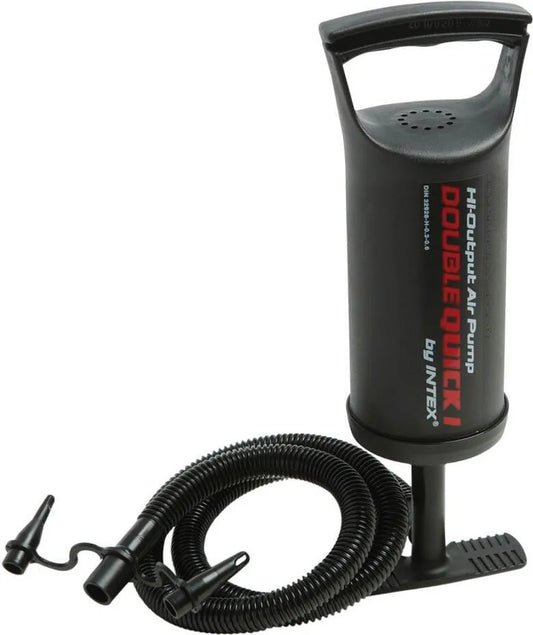  Intex Doppelhub Luftpumpe Double Quick I 29cm 3 Adapter 6.7/8.5/18mm