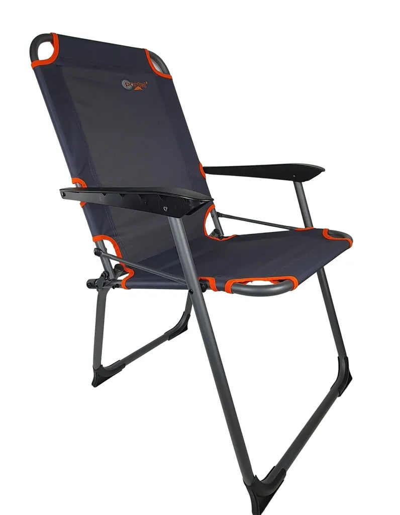  Westfield Portal Campingstuhl Anthrazit/ Orange Klappstuhl Faltstuhl