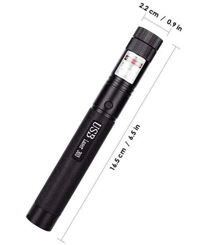  Portable USB Laden Rot -LED-Taschenlampe Mit Einstellbarem Fokus Und Wasserdichtem, Tragbarem Mini