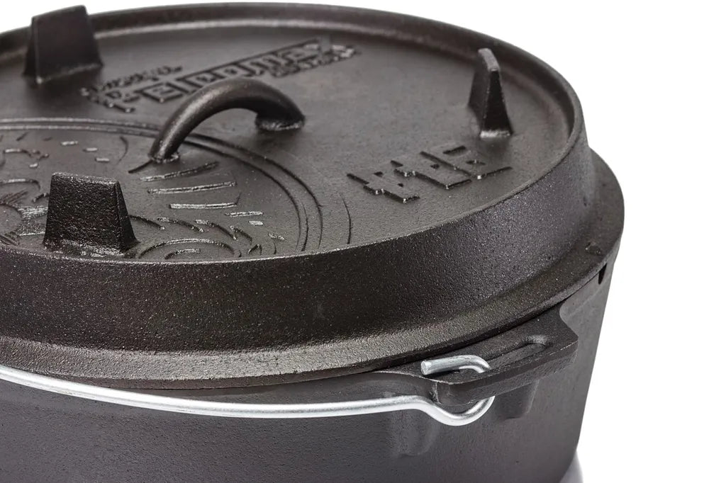  Petromax Feuertopf Dutch Oven Set Pflegepaste Deckelheber FT6 Mit Füßen