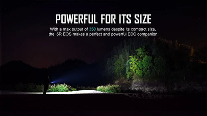  Olight I5R EOS Taschenlampe 350 Lumen Kalt Weiße LED 64 Meter Rechweite Und 37 Stunde Laufzeit Mit Heckschalter 1420mAh Batterie Per USB Wiederaufladbar Grün