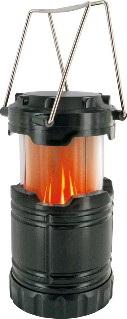  SCHWAIGER -CALED1 533- LED Campingleuchte Mit Lagerfeuer Effekt, Schwarz