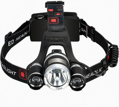  LED Stirnlampe Super Hell Kopflampe COB XPE Taschenlampe 4 Modi Stirnleuchte Bright Wasserdicht Wiederaufladbar Akku Erwachsene Kinder Camping Retoo
