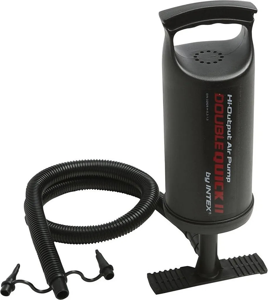  Intex Doppelhub Luftpumpe Double Quick II 36cm 6.7/8.5/18mm Adapter
