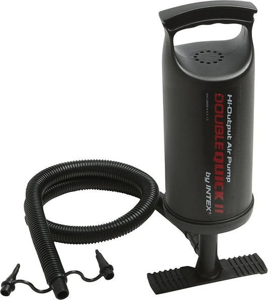  Intex Doppelhub Luftpumpe Double Quick II 36cm 6.7/8.5/18mm Adapter