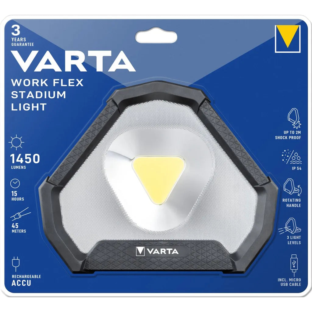  Varta Work Flex Stadium Light Mit Akku